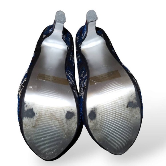 🔥👑 Viga Fiore Rhinestone Platform Stiletto Heels Size 8 - Picture 4 of 10